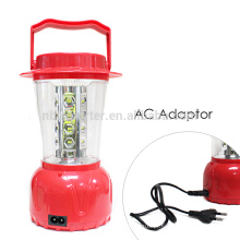 Carga Solar e Adaptador AC Plástico 24 SMD 300 Lumen Lanterna LED Ultra Brilhante